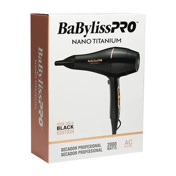 secador de pelo babyliss B6176UZ rose gold black