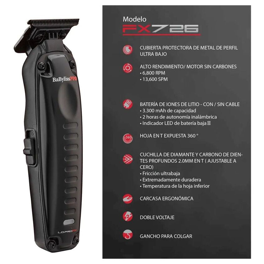 babyliss trimmer LO-PROFX
