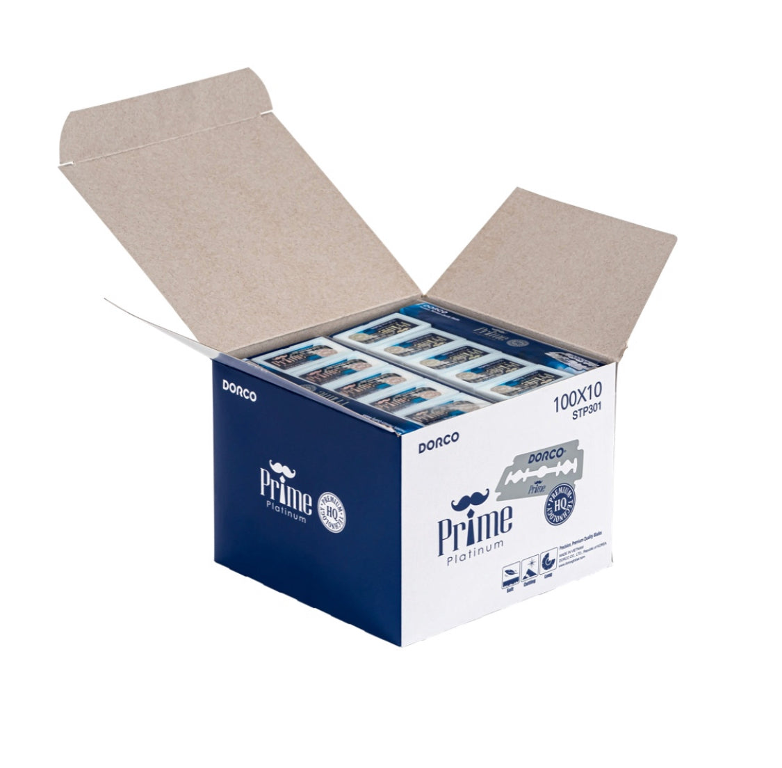 Caja hojillas dorco prime