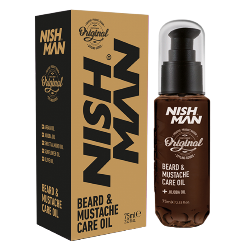 aceite para barba y bigote nishman