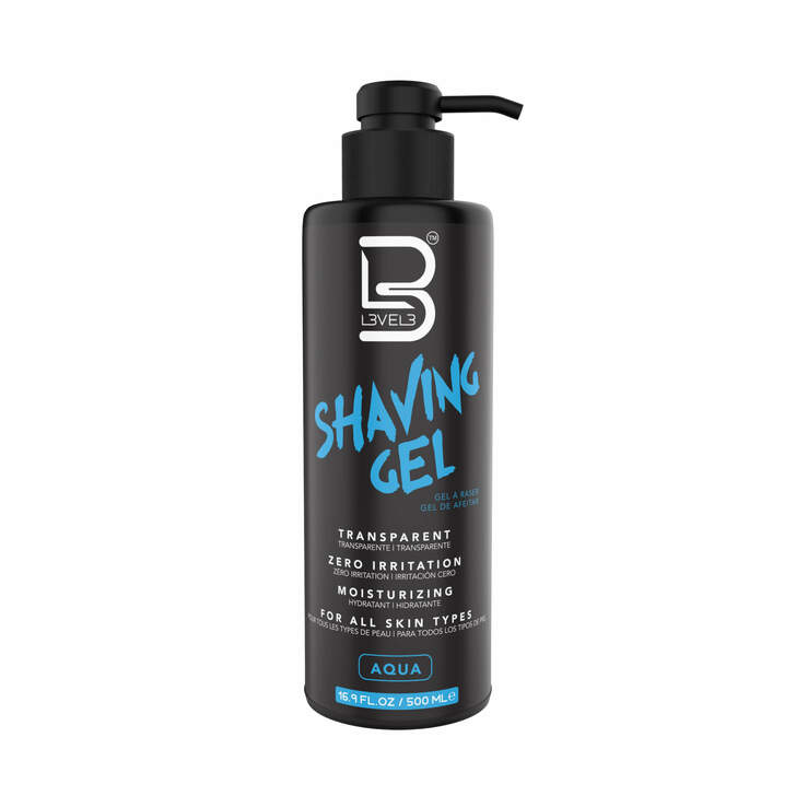 GEL DE AFEITADO TRANSPARENTE - 500 ML.