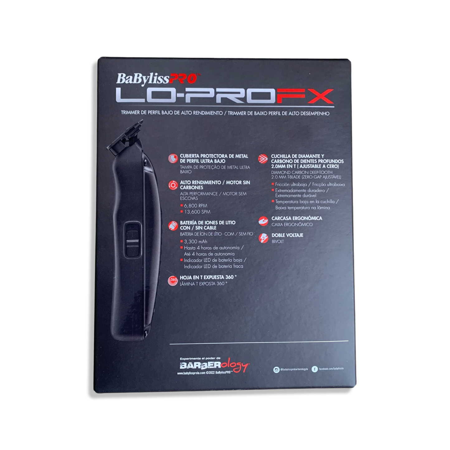 babyliss trimmer LO-PROFX