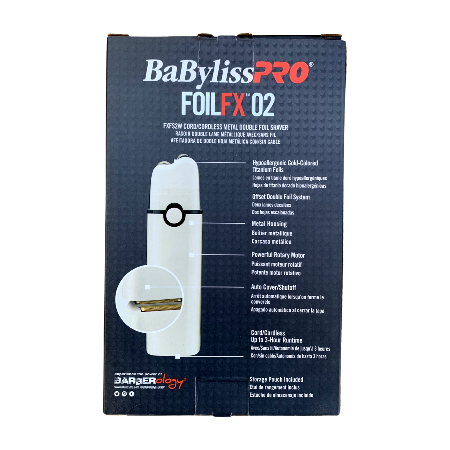 afeitadora babyliss fx02 white