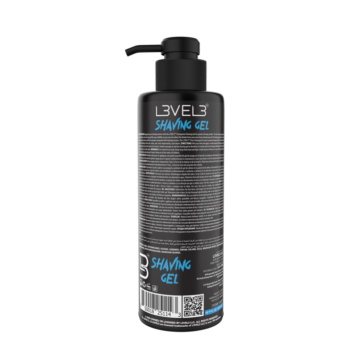 GEL DE AFEITADO TRANSPARENTE - 500 ML.