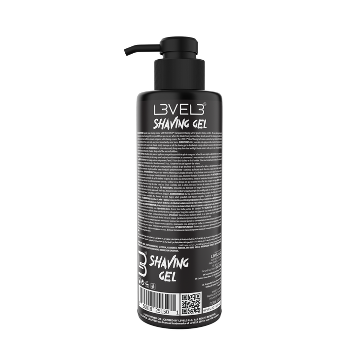 GEL DE AFEITADO TRANSPARENTE - 500 ML.
