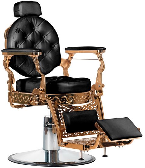 Sillon de barbería golden star black