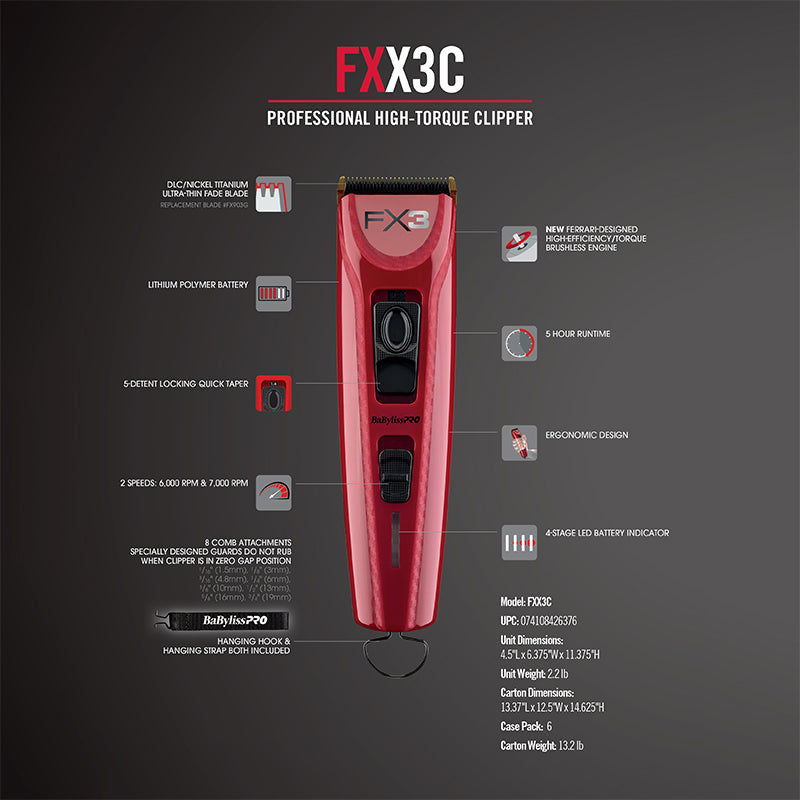 cortadora de pelo babyliss fx3