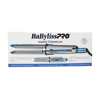 Plancha BabylissPro Kit Optima 3000 + Mini Optima 2000