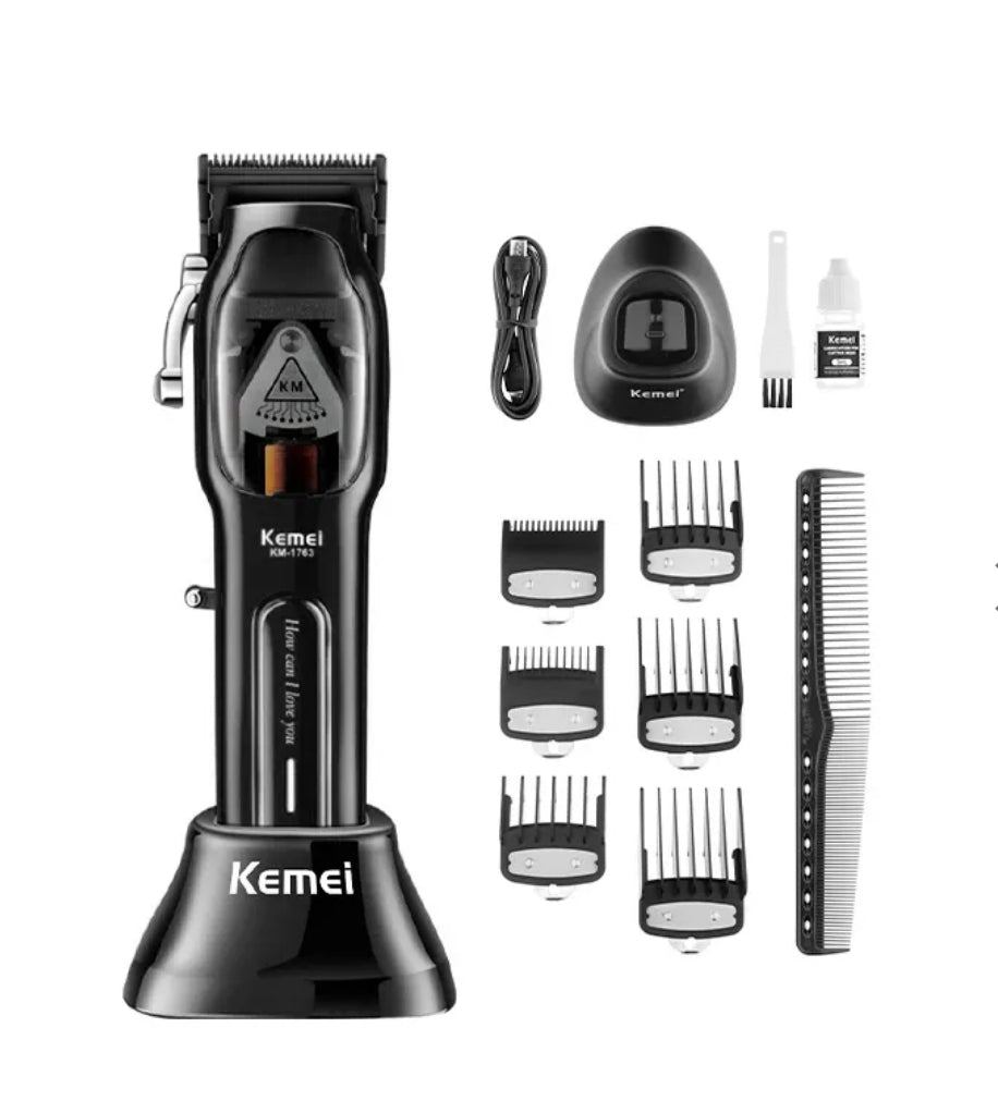 Cortadora de pelo Kemei km-1763 negro