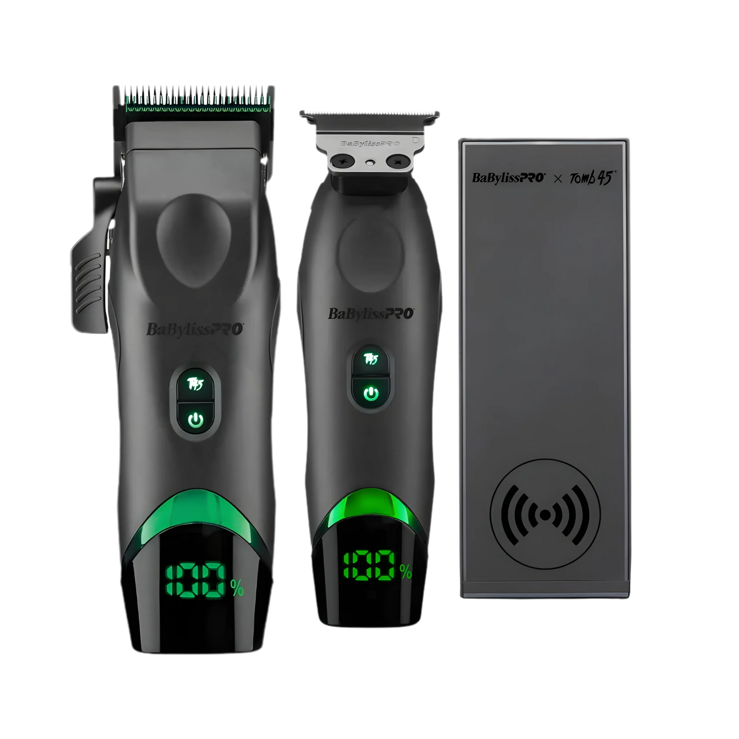 Combo Babyliss + Tomb45: Clipper, Trimmer y Base de Carga Profesional