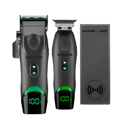 Combo Babyliss + Tomb45: Clipper, Trimmer y Base de Carga Profesional
